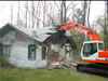 IES Equipment Demolishing House